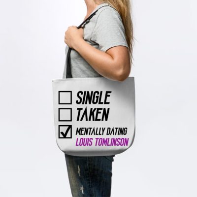 Mentally Dating Louis Tomlinson Tote Official Louis Tomlinson Merch