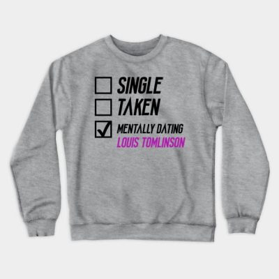 Mentally Dating Louis Tomlinson Crewneck Sweatshirt Official Louis Tomlinson Merch