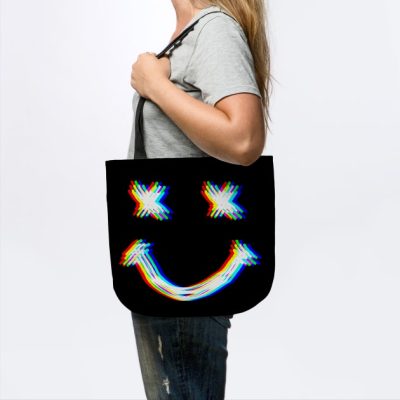 Smiley Face Glitch Tote Official Louis Tomlinson Merch