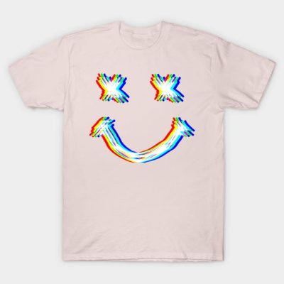 Smiley Face Glitch T-Shirt Official Louis Tomlinson Merch