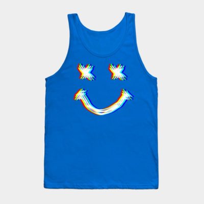 Smiley Face Glitch Tank Top Official Louis Tomlinson Merch