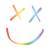 Rainbow Smiley Louis Tomlinson White Background Tapestry Official Louis Tomlinson Merch