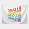 Rainbow Walls Louis Tomlinson White Background Tapestry Official Louis Tomlinson Merch