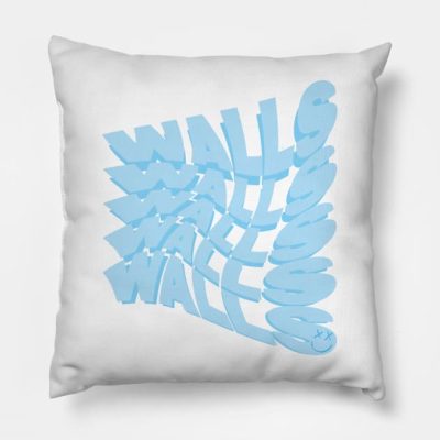 Louis Tomlinson Walls Blue Throw Pillow Official Louis Tomlinson Merch