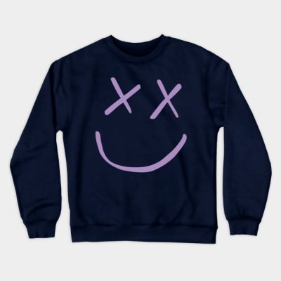 Louis Tomlinson Smiley Purple Crewneck Sweatshirt Official Louis Tomlinson Merch