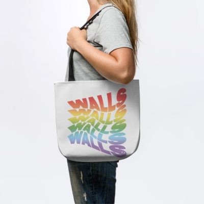 Rainbow Walls Louis Tomlinson Black Background Tote Official Louis Tomlinson Merch