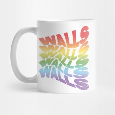 Rainbow Walls Louis Tomlinson Black Background Mug Official Louis Tomlinson Merch