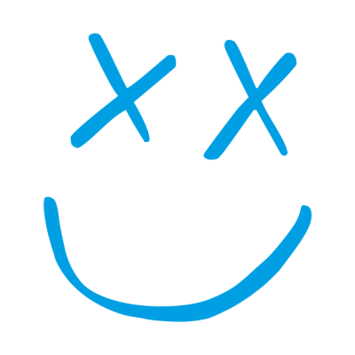 Blue Smiley Tapestry Official Louis Tomlinson Merch