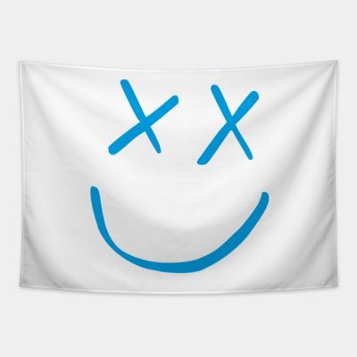 Blue Smiley Tapestry Official Louis Tomlinson Merch