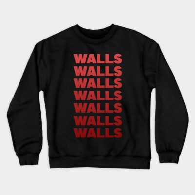 Walls Red Crewneck Sweatshirt Official Louis Tomlinson Merch