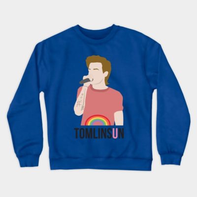 Louis Tomlinson Rainbow Crewneck Sweatshirt Official Louis Tomlinson Merch