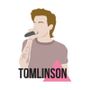 Louis Tomlinson Pink Triangle Tapestry Official Louis Tomlinson Merch