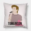 Louis Tomlinson Pink Triangle Throw Pillow Official Louis Tomlinson Merch