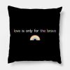 Brave Louis Tomlinson Rainbow Throw Pillow Official Louis Tomlinson Merch