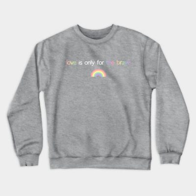 Brave Louis Tomlinson Rainbow Crewneck Sweatshirt Official Louis Tomlinson Merch