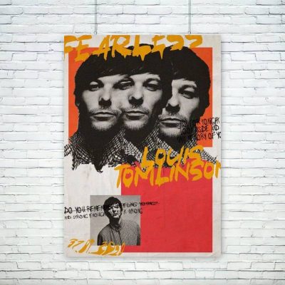 L Louis Hot Singer Tomlinsons POSTER Wall Pictures For Living Room Fall Decor Small 8 - Louis Tomlinson Shop