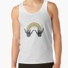 Louis Tomlinson Rainbow Skeleton Hand Raglan Tank Top Official Louis Tomlinson Merch