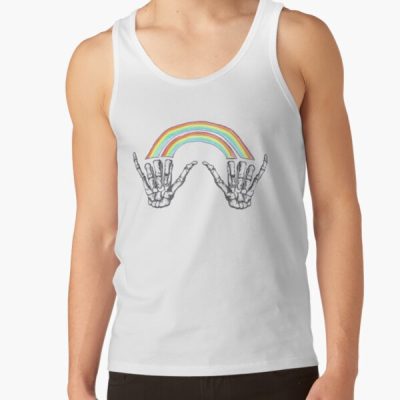 Louis Double Rainbow Hands Tank Top Official Louis Tomlinson Merch