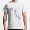 Walls Louis Tomlinson Coloured Stripe Purple T-Shirt Official Louis Tomlinson Merch