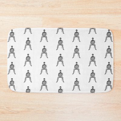 Louis Tomlinson Graphite Style Bath Mat Official Louis Tomlinson Merch