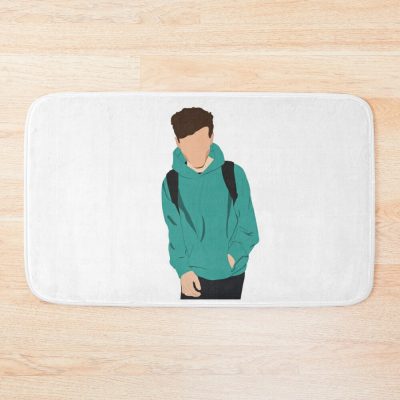 Louis Tomlinson Green Hoodie Bath Mat Official Louis Tomlinson Merch