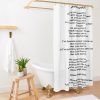 Saturdays Lyrics - Louis Tomlinson Shower Curtain Official Louis Tomlinson Merch