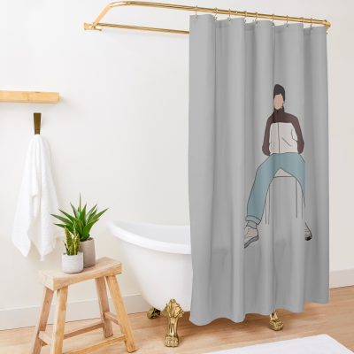 Louis Pose Shower Curtain Official Louis Tomlinson Merch