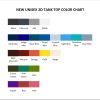 tank top color chart - Louis Tomlinson Shop