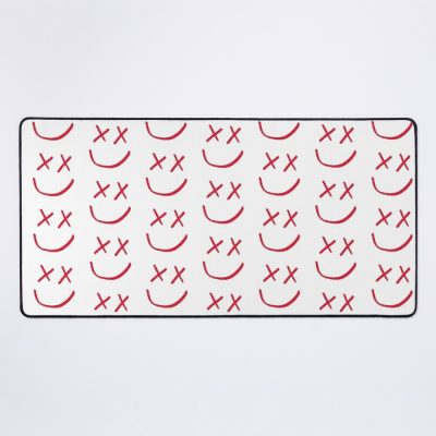 Red Louis Tomlinson Smiley Logo Mouse Pad Official Cow Anime Merch